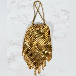 Vintage Gold Sequin Bag
